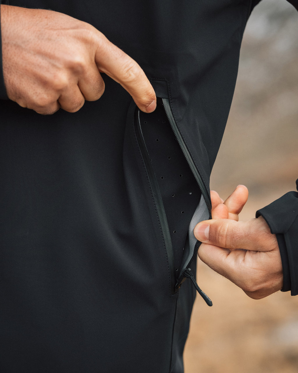 KETL Mtn Storm Rider VF Series 3L Shell Jacket Black Men's