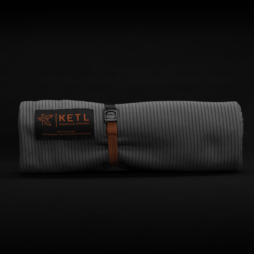 KETL Mtn Travel Towel Dark Grey Towel Travel Towel