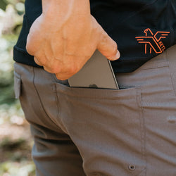 KETL Mtn Tomfoolery Travel Pants 34" Inseam: Stretchy, Packable, Casual Chino Style W/ Zipper Pockets - Grey Men's - Casual Pants - Tomfoolery Travel Pant 34"