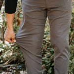 KETL Mtn Tomfoolery Travel Pants 34" Inseam: Stretchy, Packable, Casual Chino Style W/ Zipper Pockets - Grey Men's Casual Pants Tomfoolery Travel Pant 34"