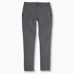 KETL Mtn Tomfoolery Travel Pants 32" Inseam: Stretchy, Packable, Casual Chino Style W/ Zipper Pockets - Grey Men's Casual Pants Tomfoolery Travel Pant 32"