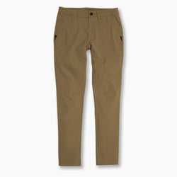 KETL Mtn Tomfoolery Travel Pants 34" Inseam: Stretchy, Packable, Casual Chino Style W/ Zipper Pockets - Khaki Men's Casual Pants Tomfoolery Travel Pant 34"