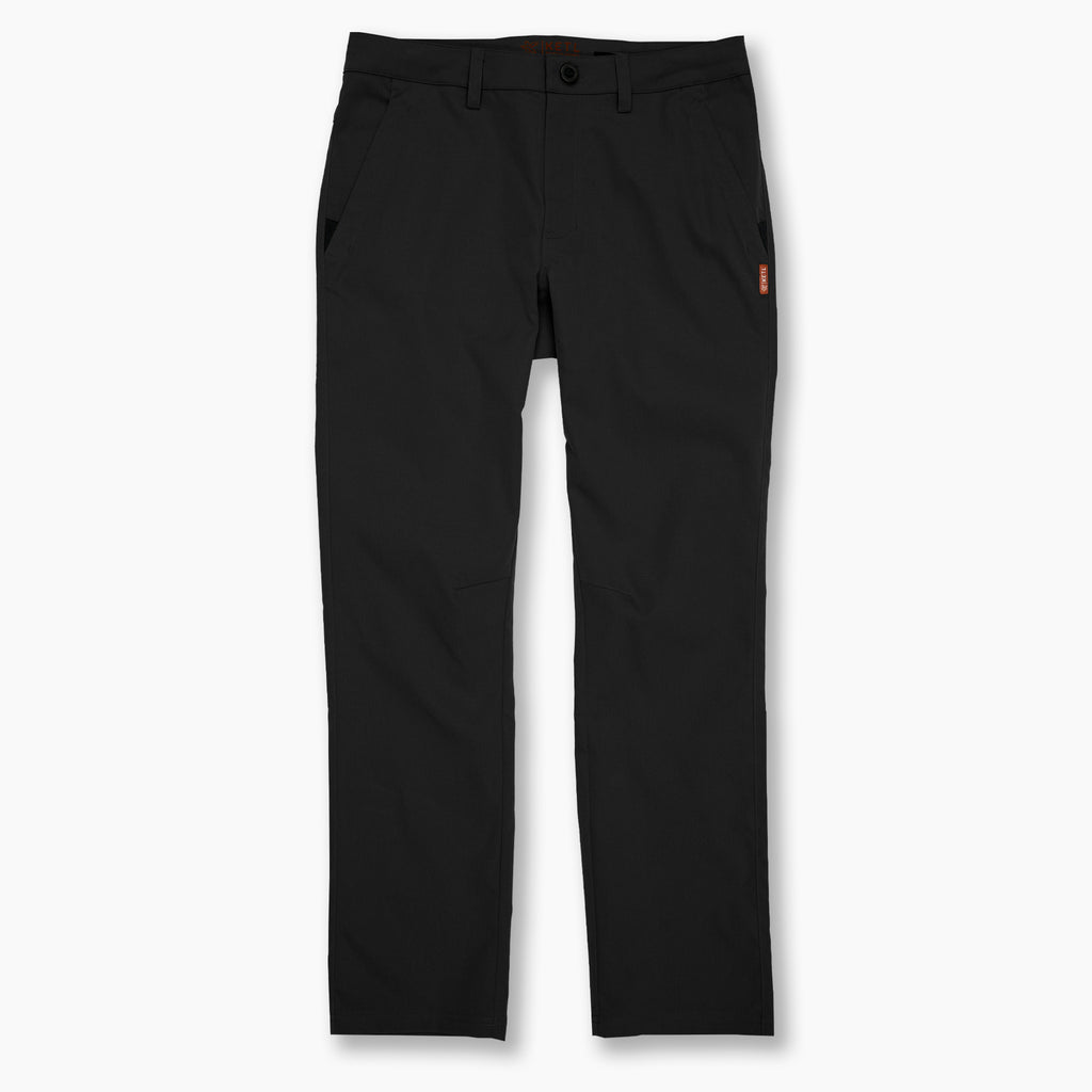 KETL Mtn Tomfoolery Travel Pant Straight Fit 32: Inseam: Stretchy, Packable, Casual Chino Style W/ Zipper Pockets - Black Men's Casual Pants Tomfoolery Travel Pant 32"