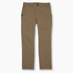 KETL Mtn Tomfoolery Travel Pant Straight Fit 34" Inseam: Stretchy, Packable, Casual Chino Style W/ Zipper Pockets - Khaki Men's Casual Pants Tomfoolery Travel Pant 34"
