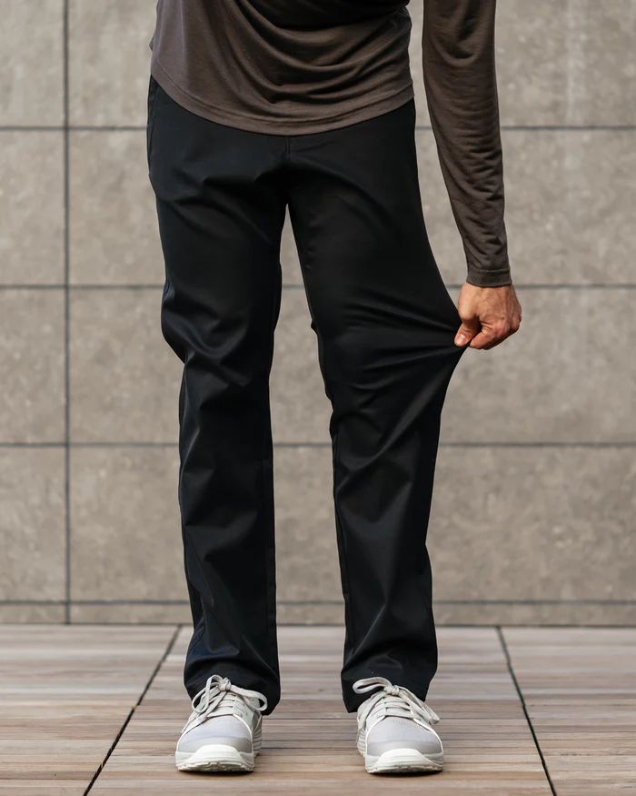 KETL Mtn Tomfoolery Travel Pant Relaxed Fit 30" Inseam Black Casual Pants Tomfoolery Travel Pant 30"