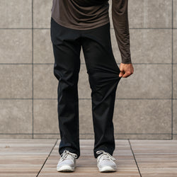 KETL Mtn Tomfoolery Travel Pant Straight Fit 32: Inseam: Stretchy, Packable, Casual Chino Style W/ Zipper Pockets - Black Men's - Casual Pants - Tomfoolery Travel Pant 32"