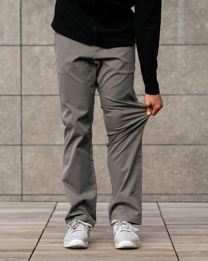 KETL Mtn Tomfoolery Travel Pant Relaxed Fit 30" Inseam Grey - Casual Pants - Tomfoolery Travel Pant 30"