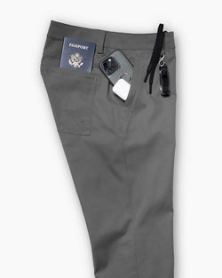 KETL Mtn Tomfoolery Travel Pant 30" Inseam Grey Men's - Casual Pants - Tomfoolery Travel Pant 30"