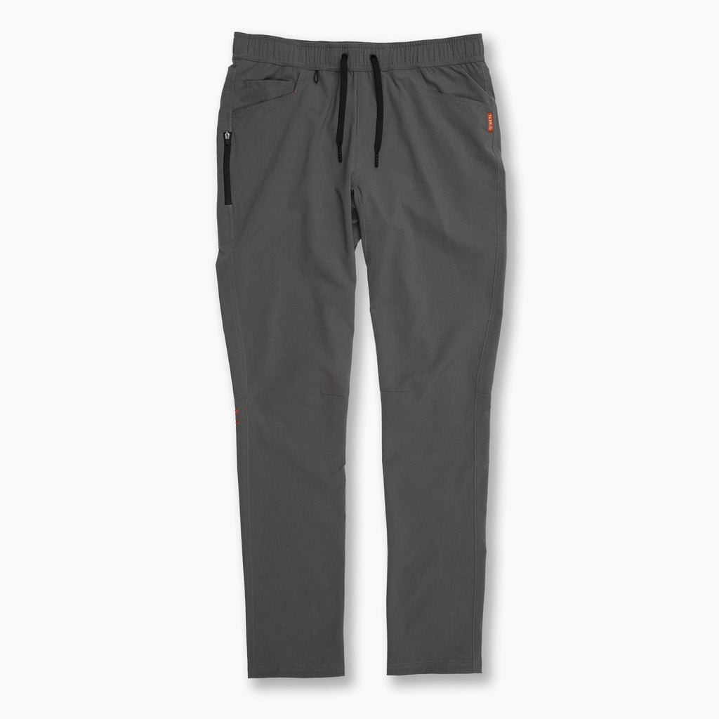 KETL Mtn Vent Lightweight Pants 32" Inseam: Summer Hiking & Travel - Ultra-Breathable, Packable & Stretchy - Grey Men's Casual Pants Vent Jogger'ish Lightweight Travel Pants 32"