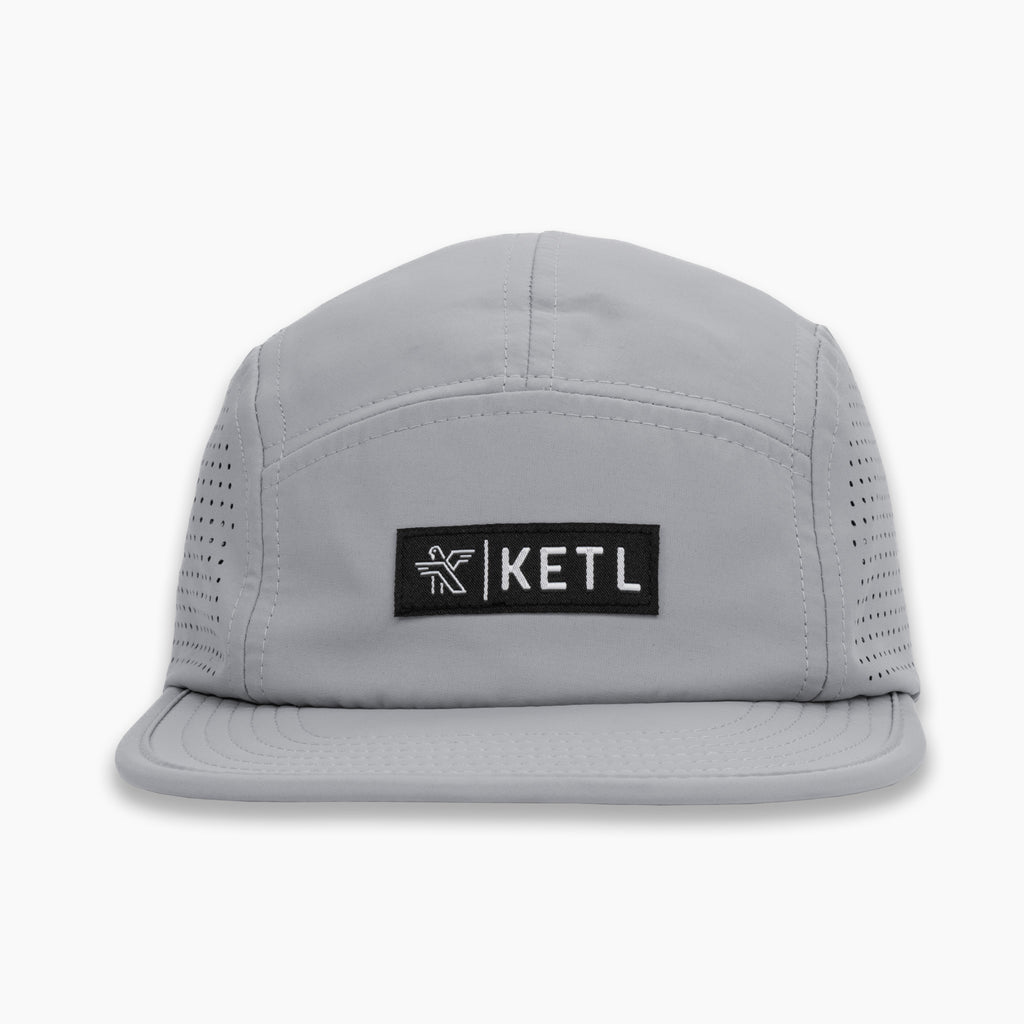 Ketl Mtn Venture Air V.2 5 Panel Mesh Hat Grey One Size - Hats - Venture Air 5 Panel Mesh Hat V.2