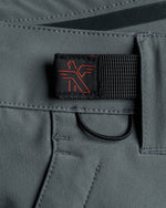 KETL Mtn Virtue Hybrid Shorts V3 12" Inseam: Swim, Hike, Travel, Lounge, Bike - Men's Hiking Chino Style Lightweight Blue Fog Short/Bib Short Virtue V.3 12" Hybrid Shorts