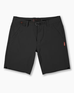 KETL Mtn Virtue Hybrid Shorts V3 9" Inseam: Swim, Hike, Travel, Lounge, Bike - Men's Hiking Chino Style Lightweight Black Short/Bib Short Virtue V.3 9" Hybrid Shorts