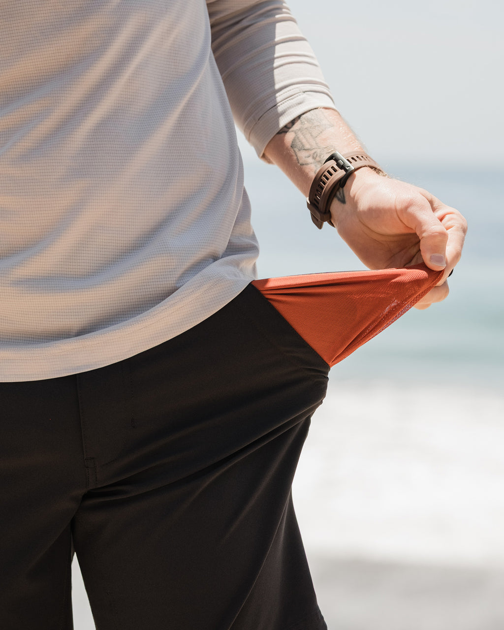 KETL Mtn Virtue Hybrid Shorts V3 9" Inseam: Swim, Hike, Travel, Lounge, Bike - Men's Hiking Chino Style Lightweight Black - Short/Bib Short - Virtue V.3 9" Hybrid Shorts