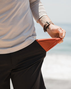 KETL Mtn Virtue Hybrid Shorts V3 9" Inseam: Swim, Hike, Travel, Lounge, Bike - Men's Hiking Chino Style Lightweight Black - Short/Bib Short - Virtue V.3 9" Hybrid Shorts