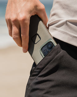 KETL Mtn Virtue Hybrid Shorts V3 9" Inseam: Swim, Hike, Travel, Lounge, Bike - Men's Hiking Chino Style Lightweight Black - Short/Bib Short - Virtue V.3 9" Hybrid Shorts