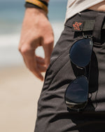 KETL Mtn Virtue Hybrid Shorts V3 9" Inseam: Swim, Hike, Travel, Lounge, Bike - Men's Hiking Chino Style Lightweight Black