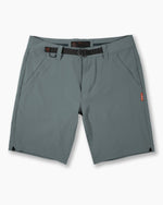 KETL Mtn Virtue Hybrid Shorts V3 9" Inseam: Swim, Hike, Travel, Lounge, Bike - Men's Hiking Chino Style Lightweight Blue Fog Short/Bib Short Virtue V.3 9" Hybrid Shorts