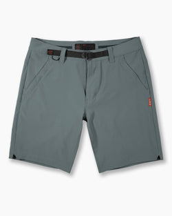KETL Mtn Virtue Hybrid Shorts V3 9" Inseam: Swim, Hike, Travel, Lounge, Bike - Men's Hiking Chino Style Lightweight Blue Fog Short/Bib Short Virtue V.3 9" Hybrid Shorts