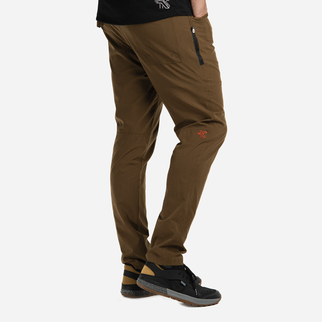 KETL Mtn Vent Lightweight Pants 32 Inseam: Summer Hiking & Travel -  Ultra-Breathable, Packable & Stretchy - Brown Men's