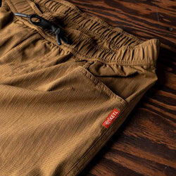 KETL Mtn Vent Lightweight Pants 32" Inseam: Summer Hiking & Travel - Ultra-Breathable, Packable & Stretchy - Brown Men's Casual Pants Vent Jogger'ish Lightweight Travel Pants 32"