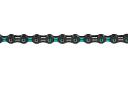 KMC DLC 11 Chain - 11-Speed, 118 Links, Black/Celeste MPN: CN11429 UPC: 766759711429 Chains DLC 11 Chain
