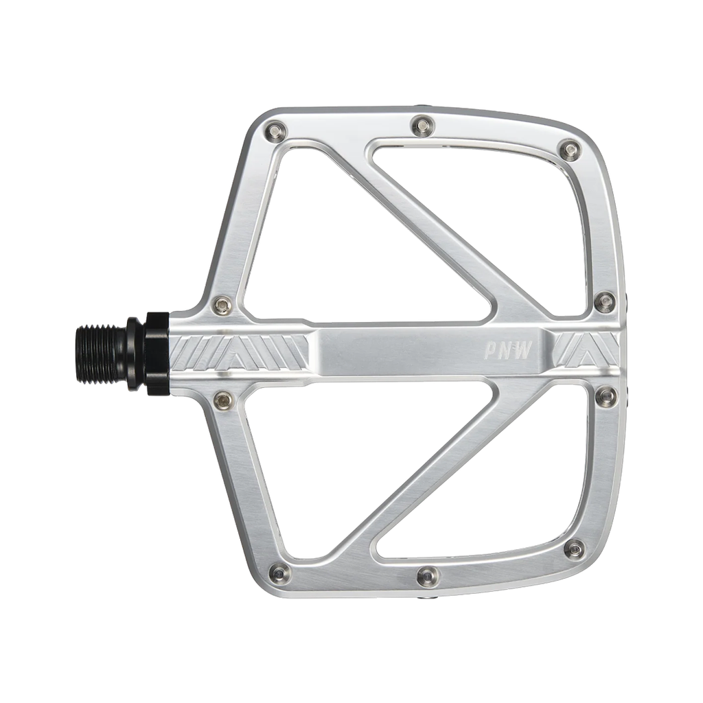 PNW Loam Gen 2 Alloy Pedals, Lightning Silver MPN: PD-LM2-TEC-PNW-LT UPC: 810035876941 Pedals Loam Gen 2
