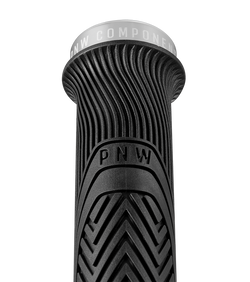 PNW Components Loam Grips - LTD Black & Silver - Regular MPN: LGA25BS UPC: 810035877535 Grip Loam Grips LTD