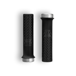 PNW Components Loam Grips - LTD Black & Silver - XL MPN: LGA25BS-XL UPC: 810035877542 Grip Loam Grips LTD