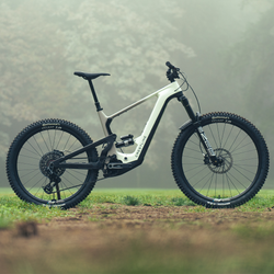 Crestline LS 160 Special Edition '25, Sram X0 T-Type Build, Bosch Motor, 800WH Battery - White/Gray E-Mountain Bike LS 160