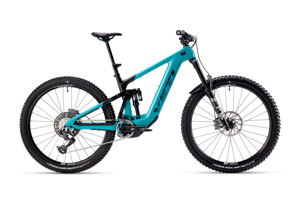 Yeti LTe Carbon Series Complete E-Bike w/ C2 Sram E90 Series Build, Turquoise E-Mountain Bike LTe