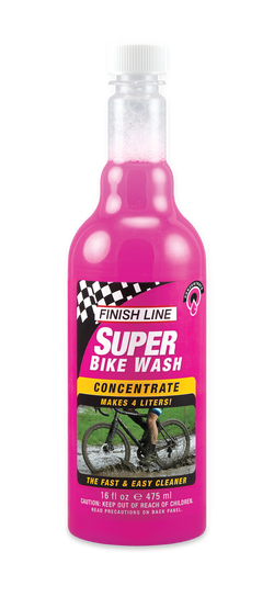 Finish Line Super Bike Wash Cleaner Concentrate, 16oz (Makes 1 Gallon) MPN: SC0160101 UPC: 036121710047 Degreaser / Cleaner Super Bike Wash