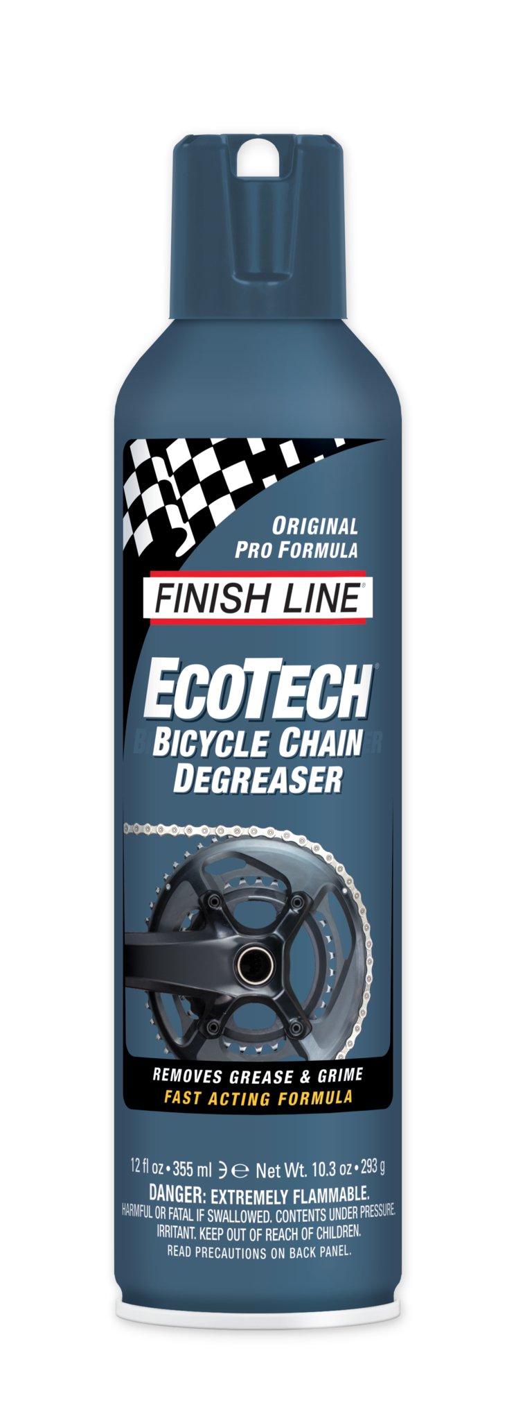 Finish Line EcoTech Degreaser, 12oz Aerosol MPN: ED0120101 UPC: 036121710368 Degreaser / Cleaner EcoTech Degreaser