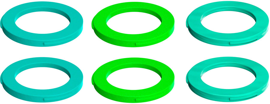 Magura 2-Piston Caliper Colored Cover Kit for one Caliper, Neon Green, Cyan, Mint MPN: 2701724 Disc Caliper Part Caliper Cover Kit