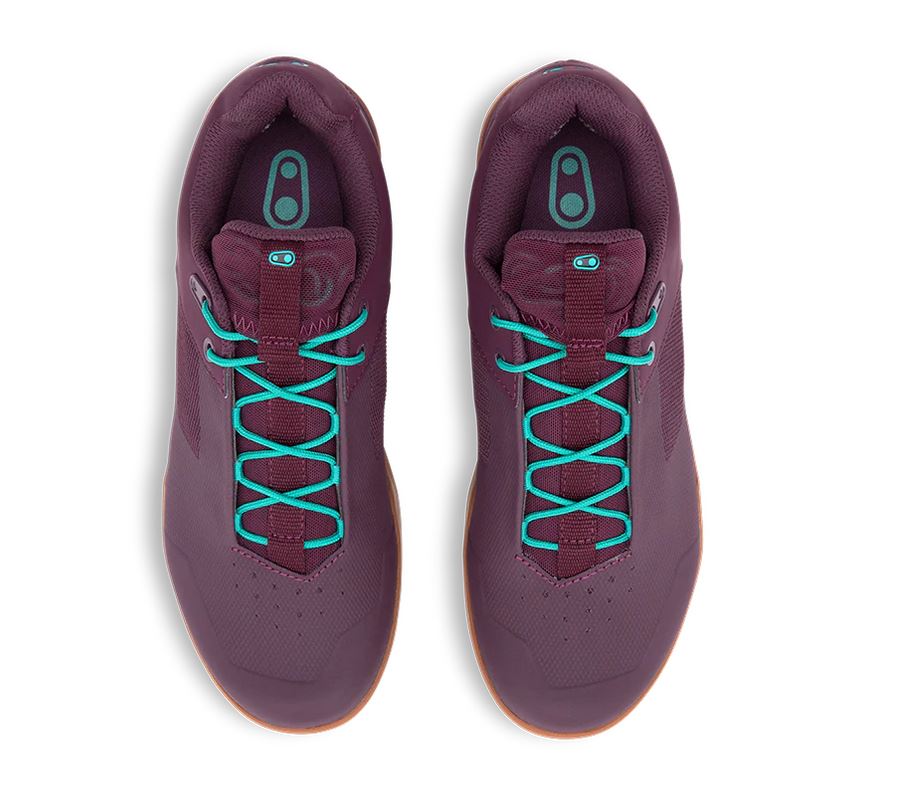 Crank Brothers Mallet Lace Men's Clipless Shoe - Purple / Teal Mountain Shoes