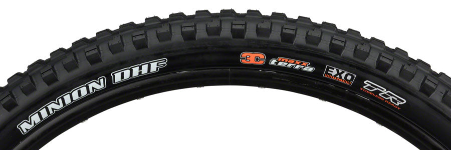 Maxxis Minion DHF Tire - 27.5 x 2.6, Tubeless, Folding, Black, 3C Maxx Terra, EXO+ MPN: TB00093700 Tires Minion DHF Tire