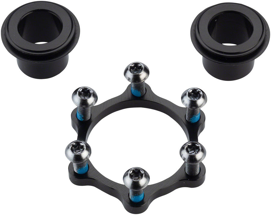 MRP Better Boost Endcap Kit - Converts 15mm x 100mm to Boost 15mm x 110mm - fits Stan's Neo 6-bolt MPN: WB-17-5202 UPC: 702430174015 Front Axle Conversion Kit Better Boost Adaptor Kits