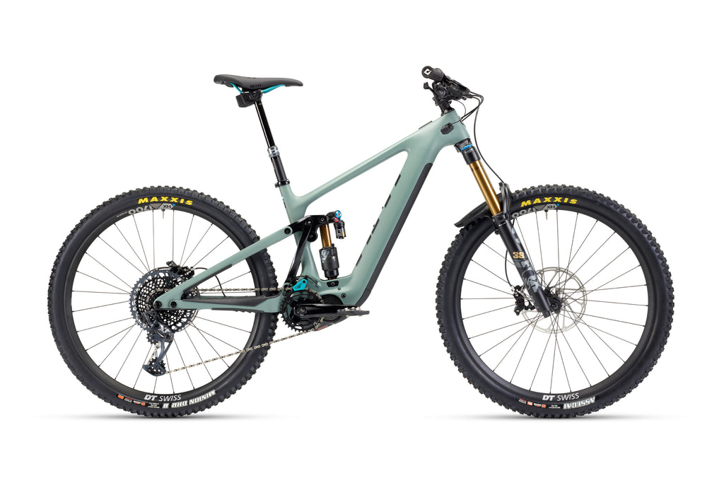 Yeti 160E Turq Series Complete E-Bike w/ T2 X01 Build Rhino