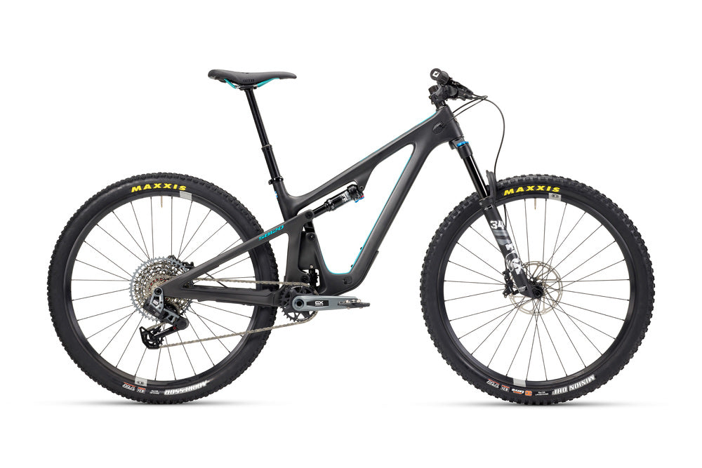 Yeti SB120 Carbon Series Complete Bike w/ SRAM C3 GX AXS T-Type Build, Black Mountain Bike SB120