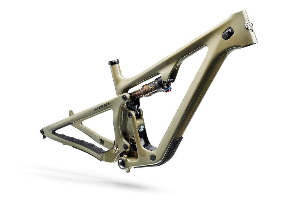 Yeti SB120 Turq Series Frame Only w Fox DPS Lichen Mountain Frame Mfg Worldwide Cyclery