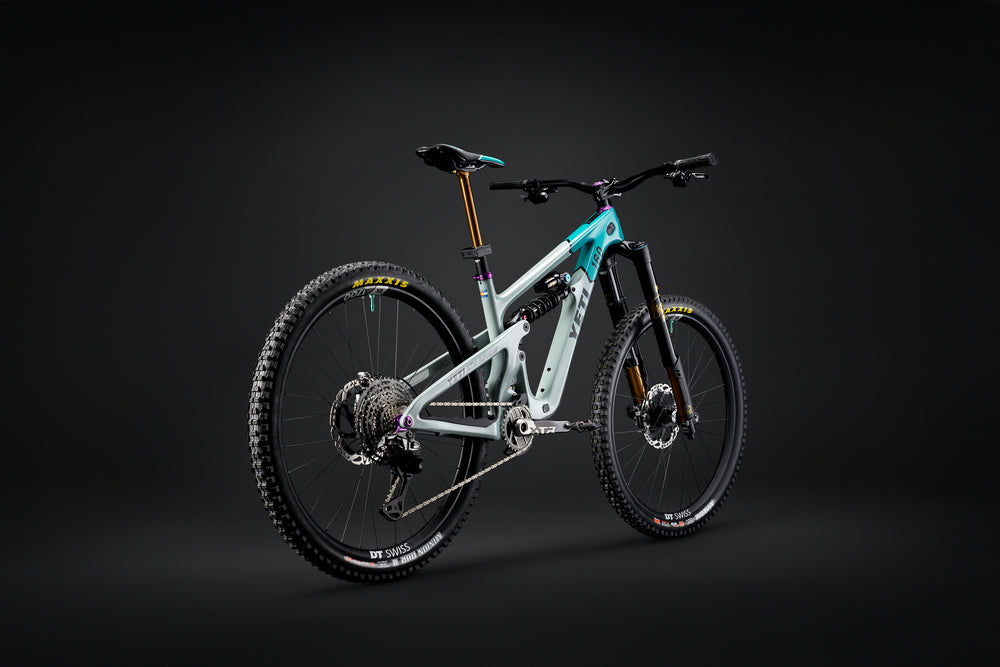 Yeti SB160 Turq Series 40th Anniversary Team Edition Complete Bike w/ XTR Build, Gray/Turq - Mountain Bike - SB160