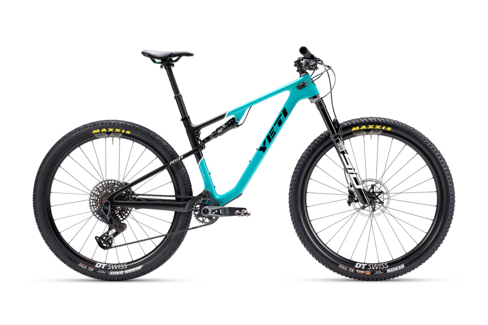Yeti ASR Turq Series Complete Bike w/ T3 SRAM X0 T-Type AXS Build Carbon Wheels, Turquoise Mountain Bike ASR