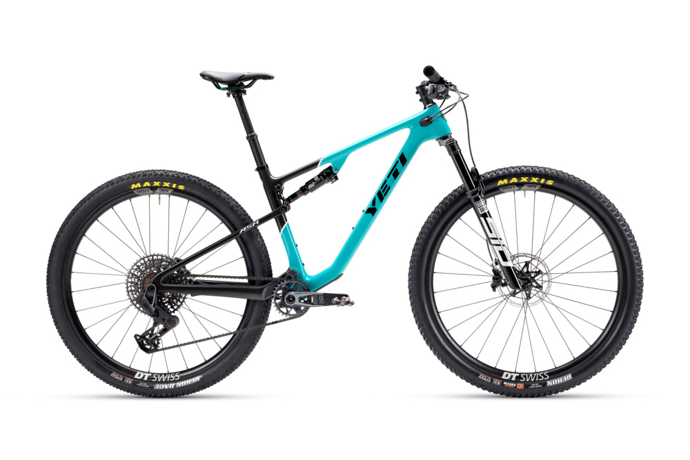 Yeti ASR Turq Series Complete Bike w/ T3 SRAM X0 T-Type AXS w/o Lockout, Turquoise