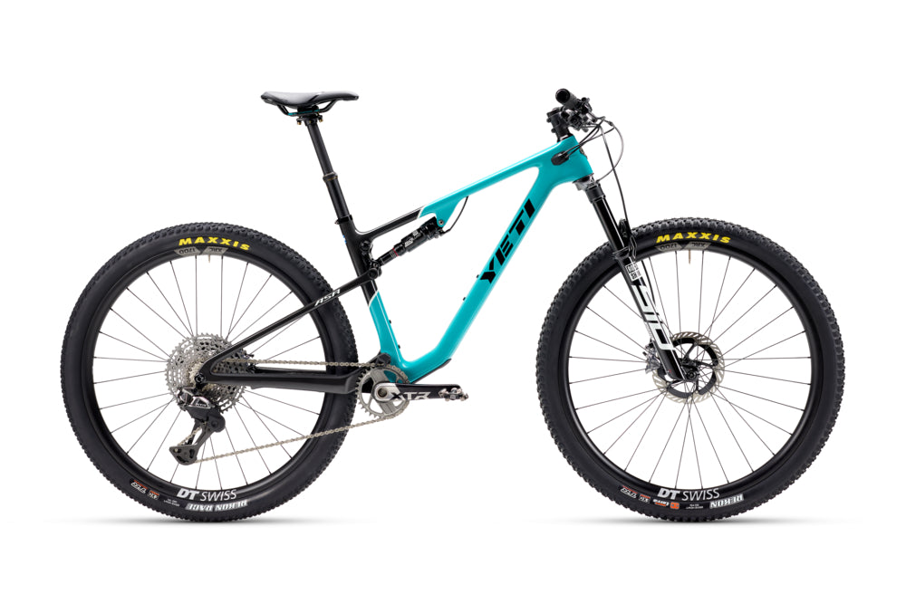 Yeti ASR Turq Series Complete Bike w/ T4 Shimano XTR Di2 Build, w/ lockout, Turquoise