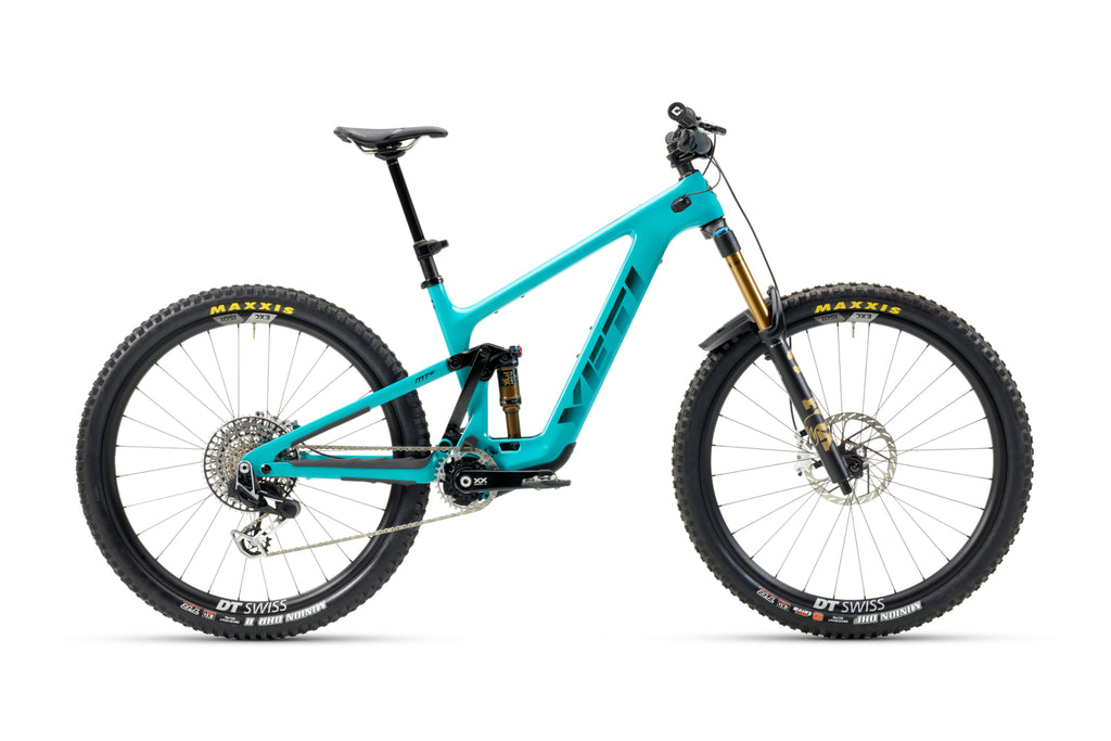 Yeti MTe Turq Series Complete E-Bike w/ T4 XX T-Type Build, 290Wh, Turquoise E-Mountain Bike MTe