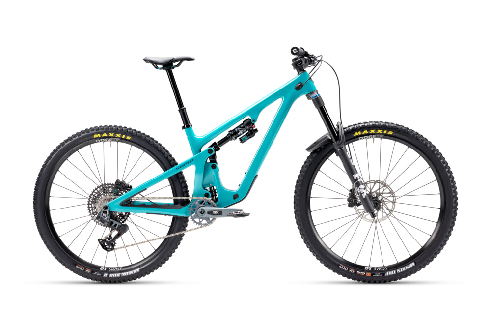 Yeti SB140 29" Carbon Series Complete Bike w/ C3 SRAM GX T-Type AXS Build Turquoise Mountain Bike SB140