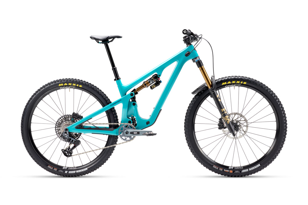 Yeti SB140 29" Carbon Series Complete Bike w/ SRAM C3 GX T-Type AXS Factory Build Turquoise Mountain Bike SB140