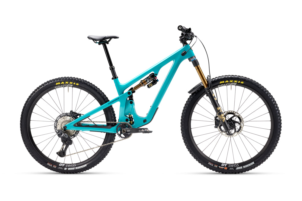 Yeti SB140 29" Turq Series Complete Bike w/ Shimano XT Di2 Carbon Wheels Build Raw Turquoise Mountain Bike SB140