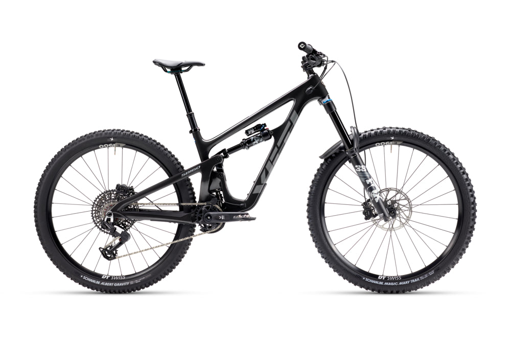 Yeti SB160 Carbon Series Complete Bike w/ C2 SRAM 90 T-Type Series Build Black Mountain Bike SB160