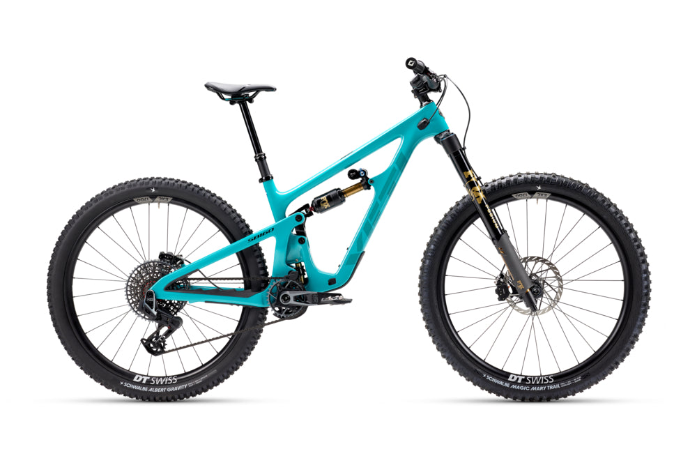 Yeti SB160 Turq Series Complete Bike w/ T3 SRAM X0 T-Type AXS Build Turquoise