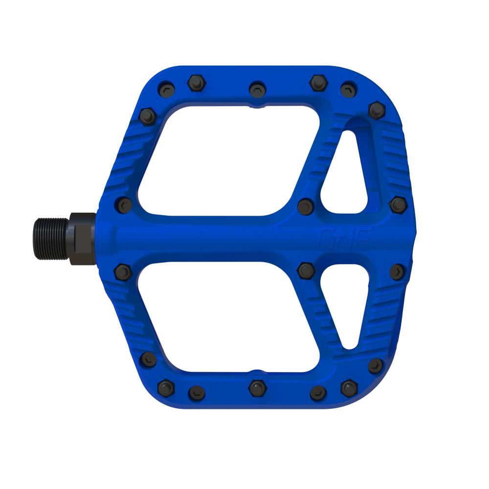 blue bike pedals OneUp Components Comp Platform Pedals, Blue